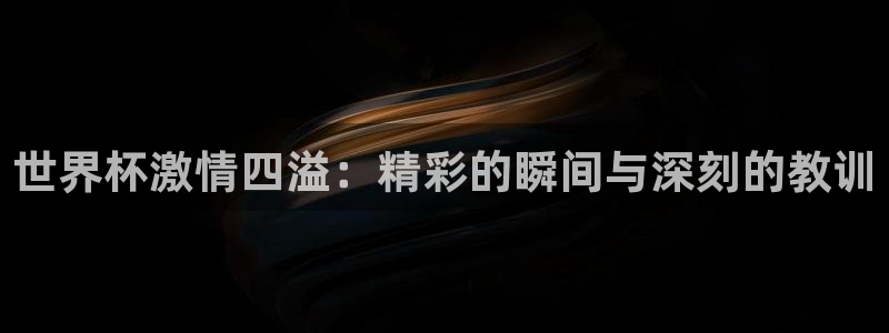 世界杯预选赛排名：世界杯激情四溢：精彩的瞬间与深刻的教训